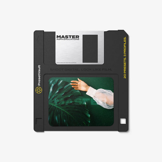 Agfa Master Bundle film emulation preset for Lightroom — product by PresetVault