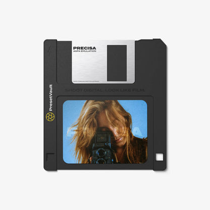 Agfa Precisa film emulation preset for Lightroom — product by PresetVault
