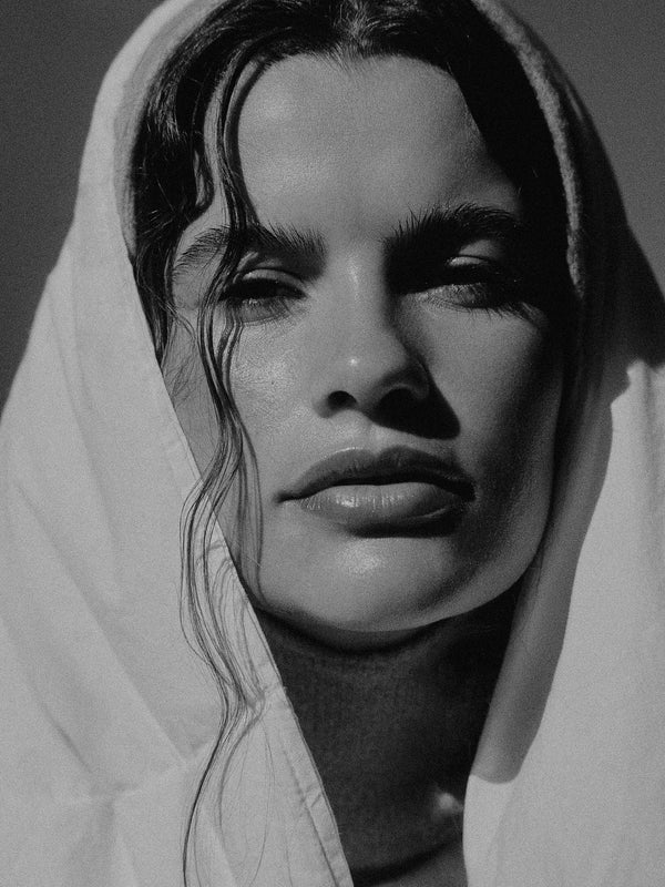 portrait with sharp detail showing Ilford Delta 100 film emulation look in Lightroom
