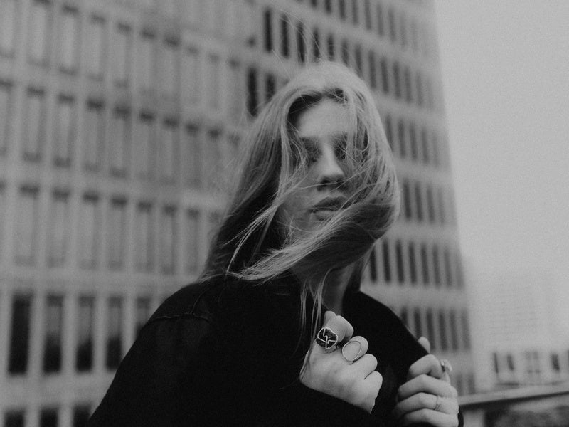 portrait with natural light showing Ilford Delta 400 film emulation look in Lightroom