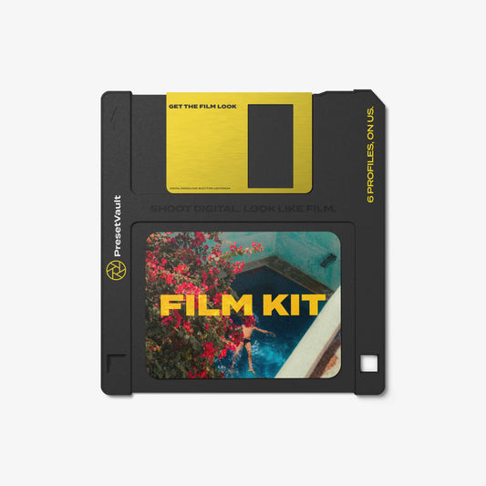 Film Essentials Kit film emulation preset for Lightroom — product by PresetVault