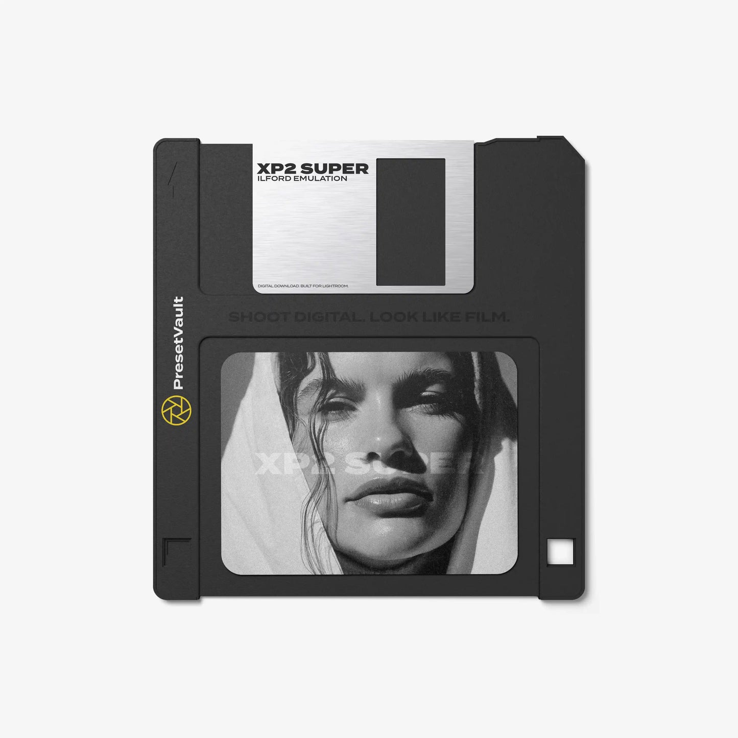 Ilford XP2 Super emulation preset for Lightroom — product by PresetVault
