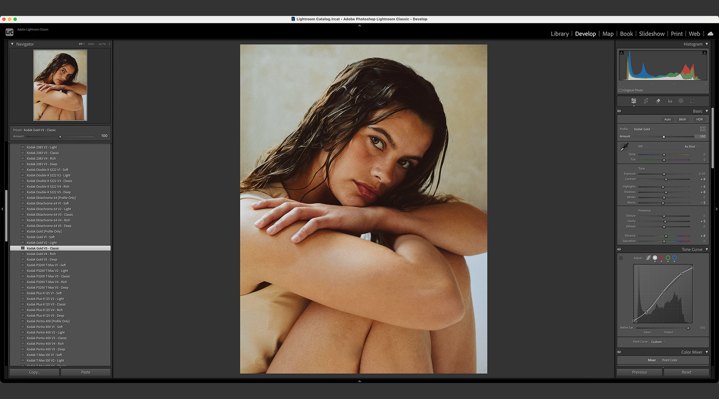 Film Studio in Lightroom